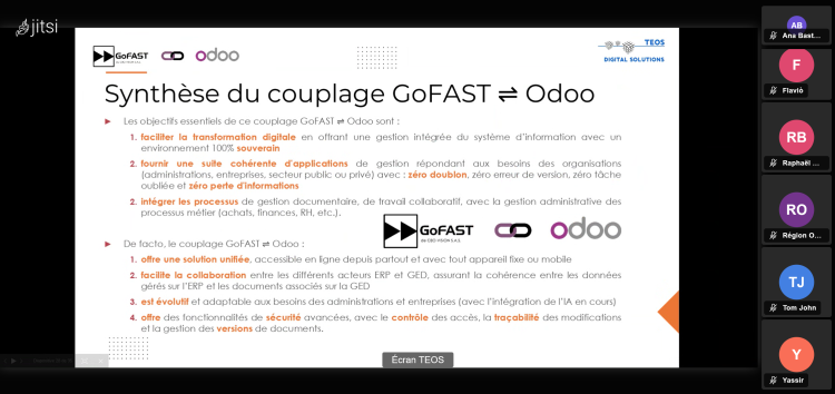 Replay Webinar Couplage GoFAST Odoo