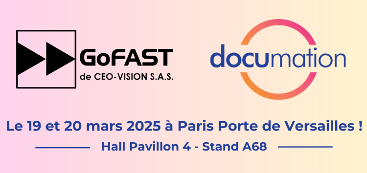 Retrouvez GoFAST au salon Documation 2025 !