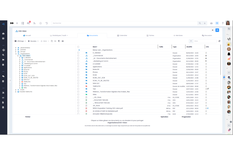 Exemple Multi-emplacement sur GoFAST DigitalWorkpalce et GED