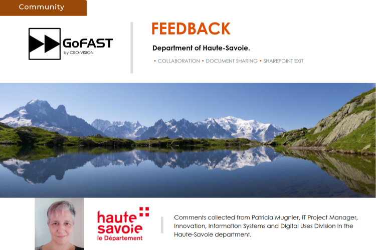 Feedback Department of Haute-Savoie (74)