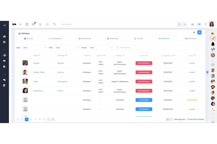 GoFAST GED Administration metier simple delegable